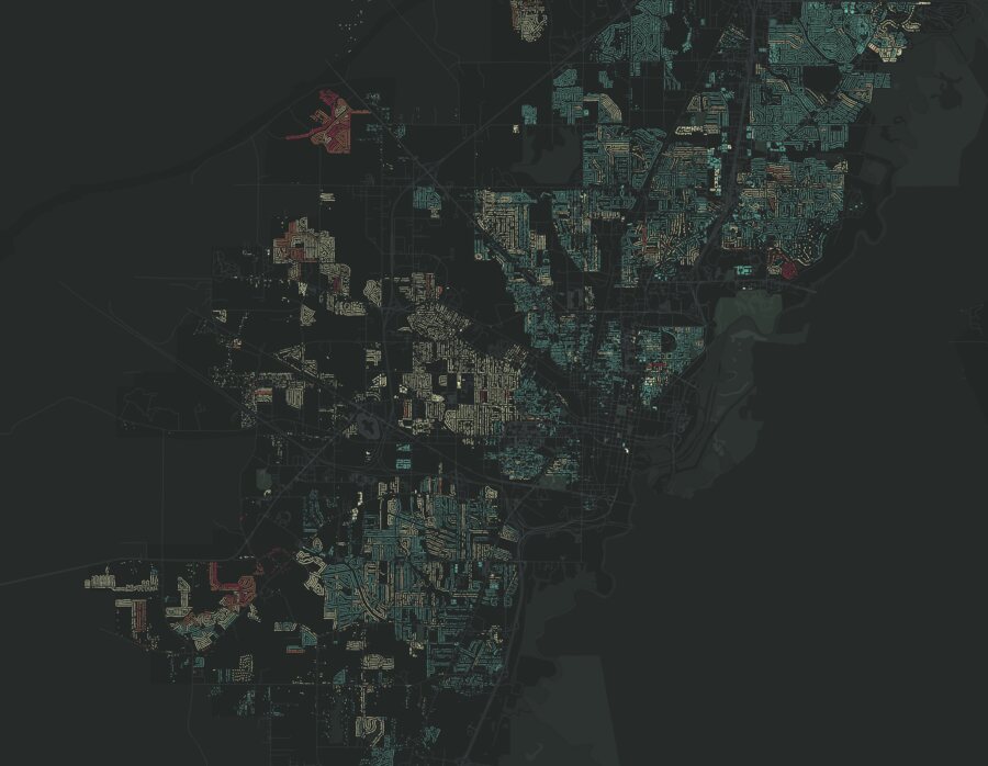 Jackson boil-water map visualization